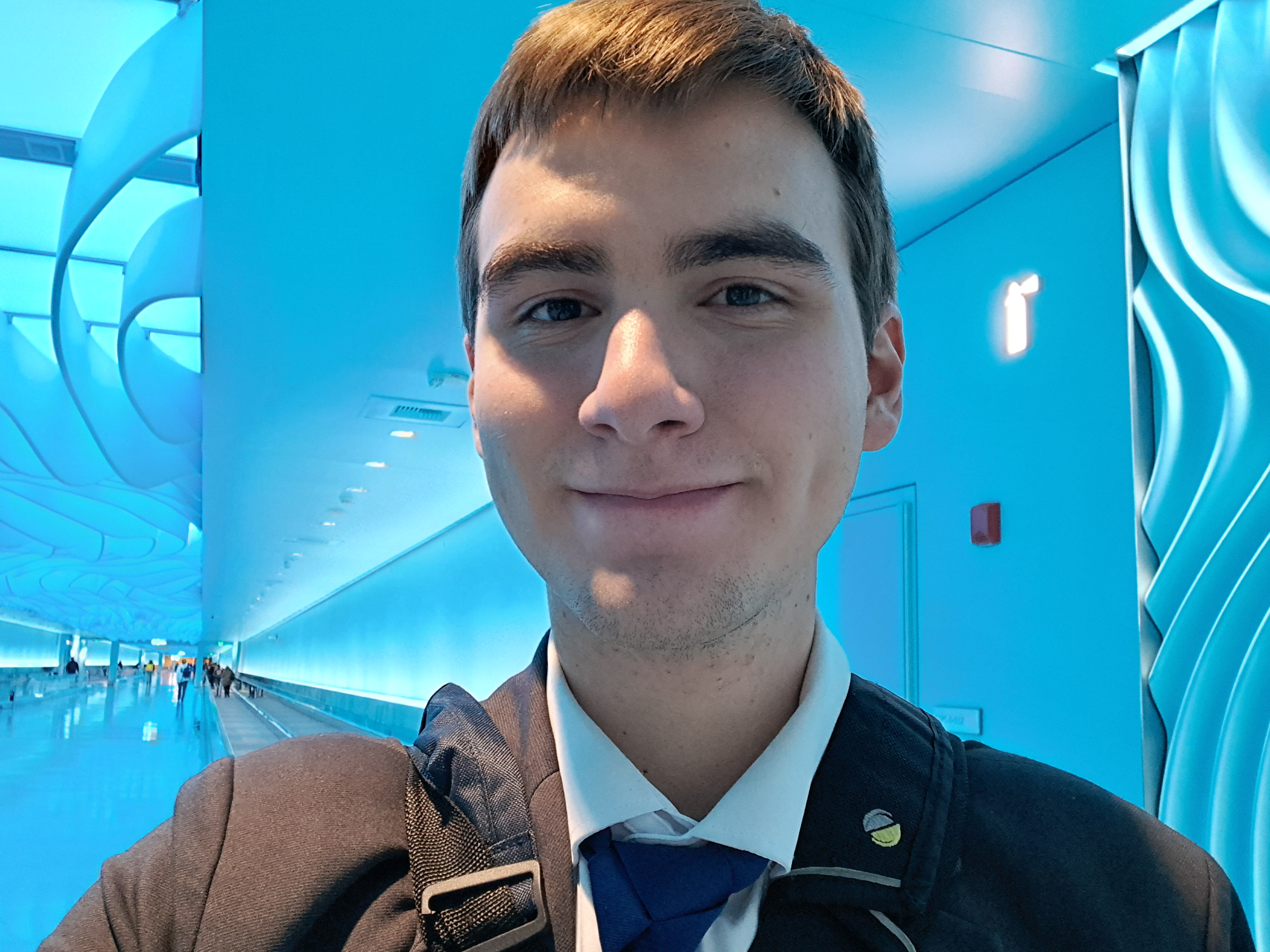 SLC Airport - The Blue Tunnel