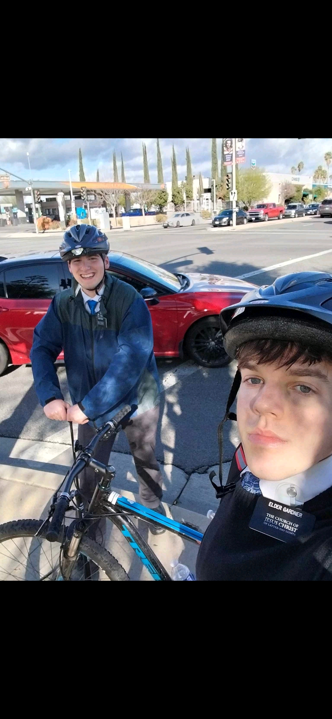Friday - Exchanges with Elder Gardner. Had to fill my bike tire every 5 minutes. We didn't have time to patch my tire so we just brought the pump with us.