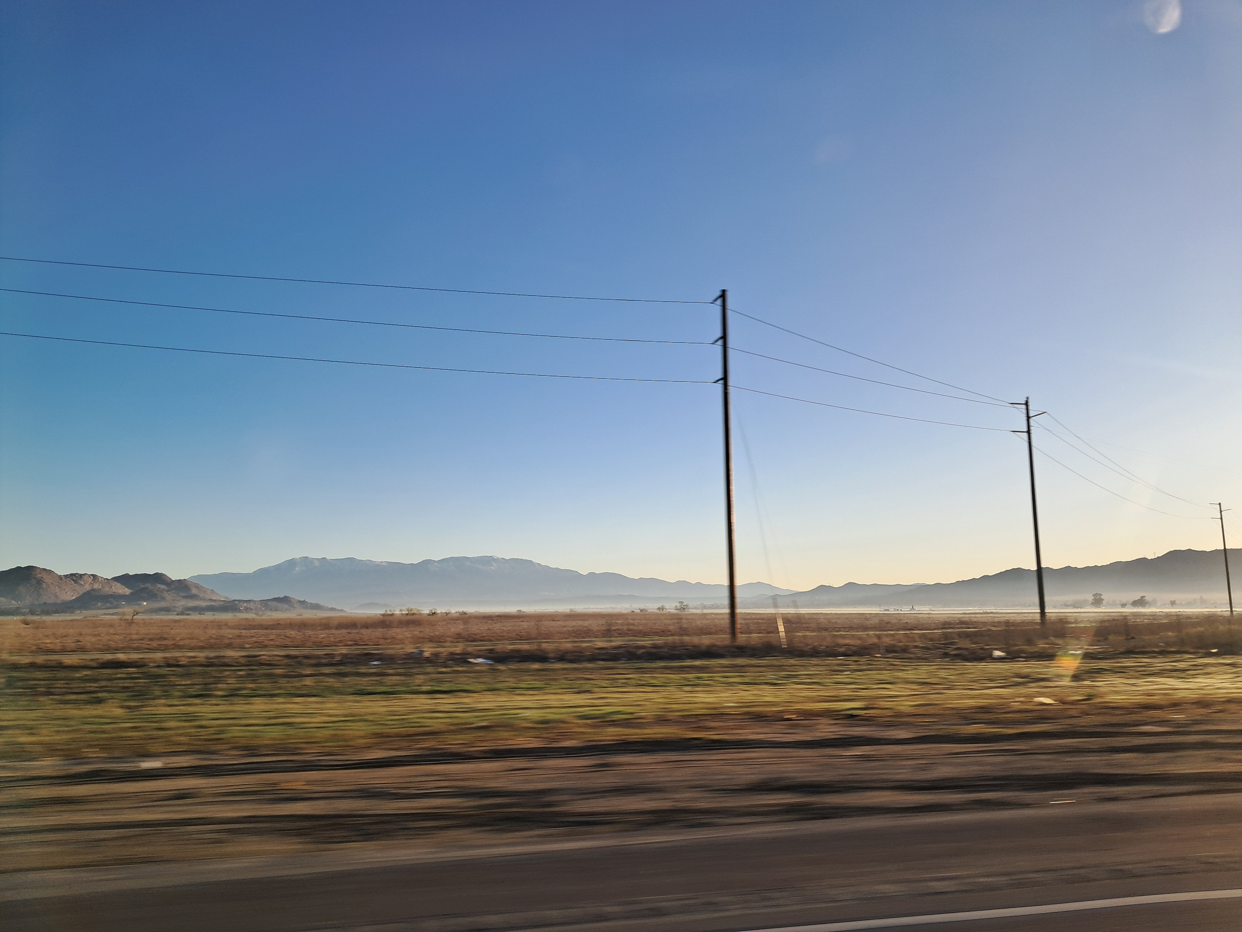 On our way to get groceries.