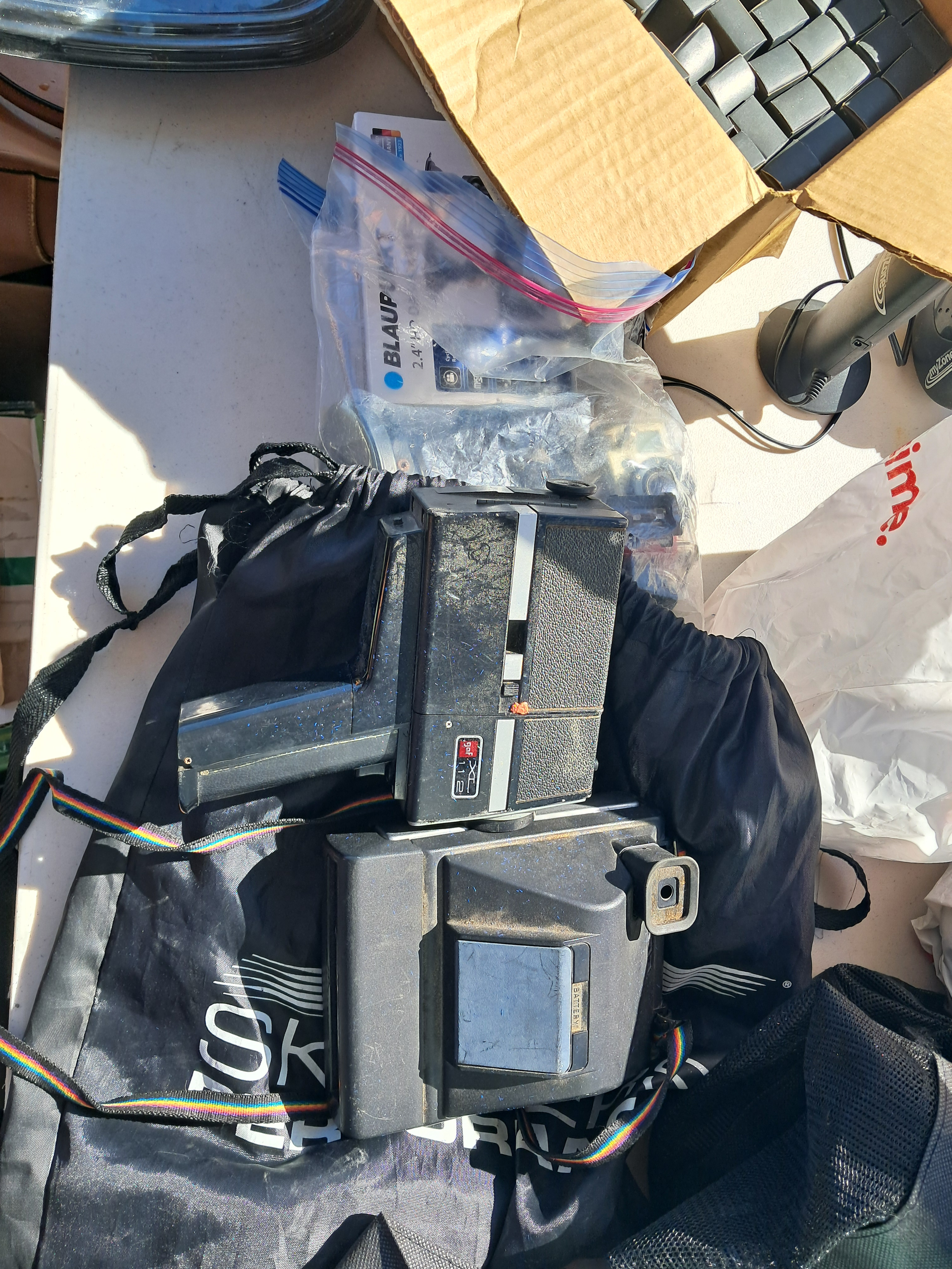 Some really old cameras.