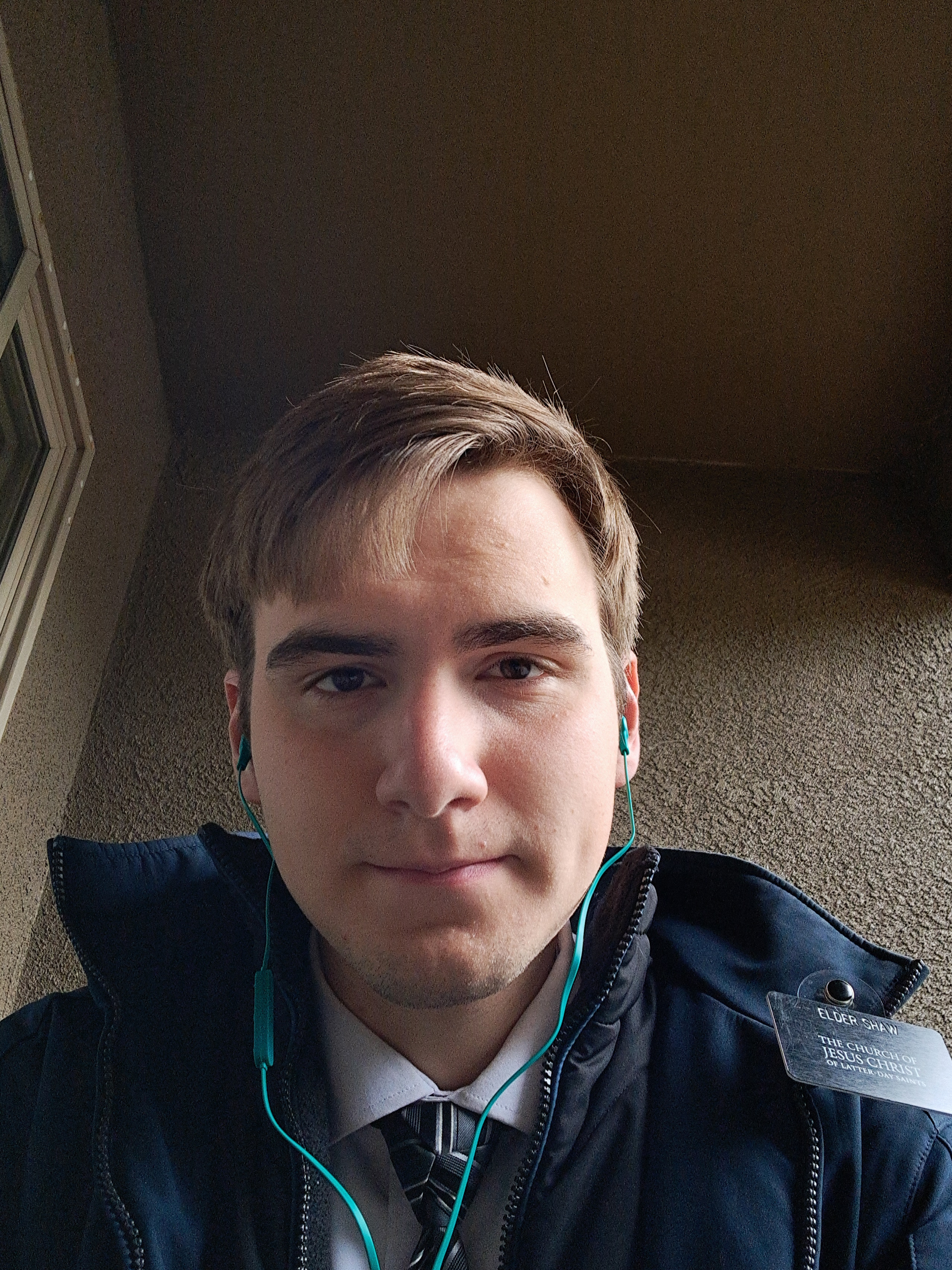 Friday.Me in my meeting. This day we got the car while the Car Elders decided to walk that day. They walked at least 5 miles in 6 hours.