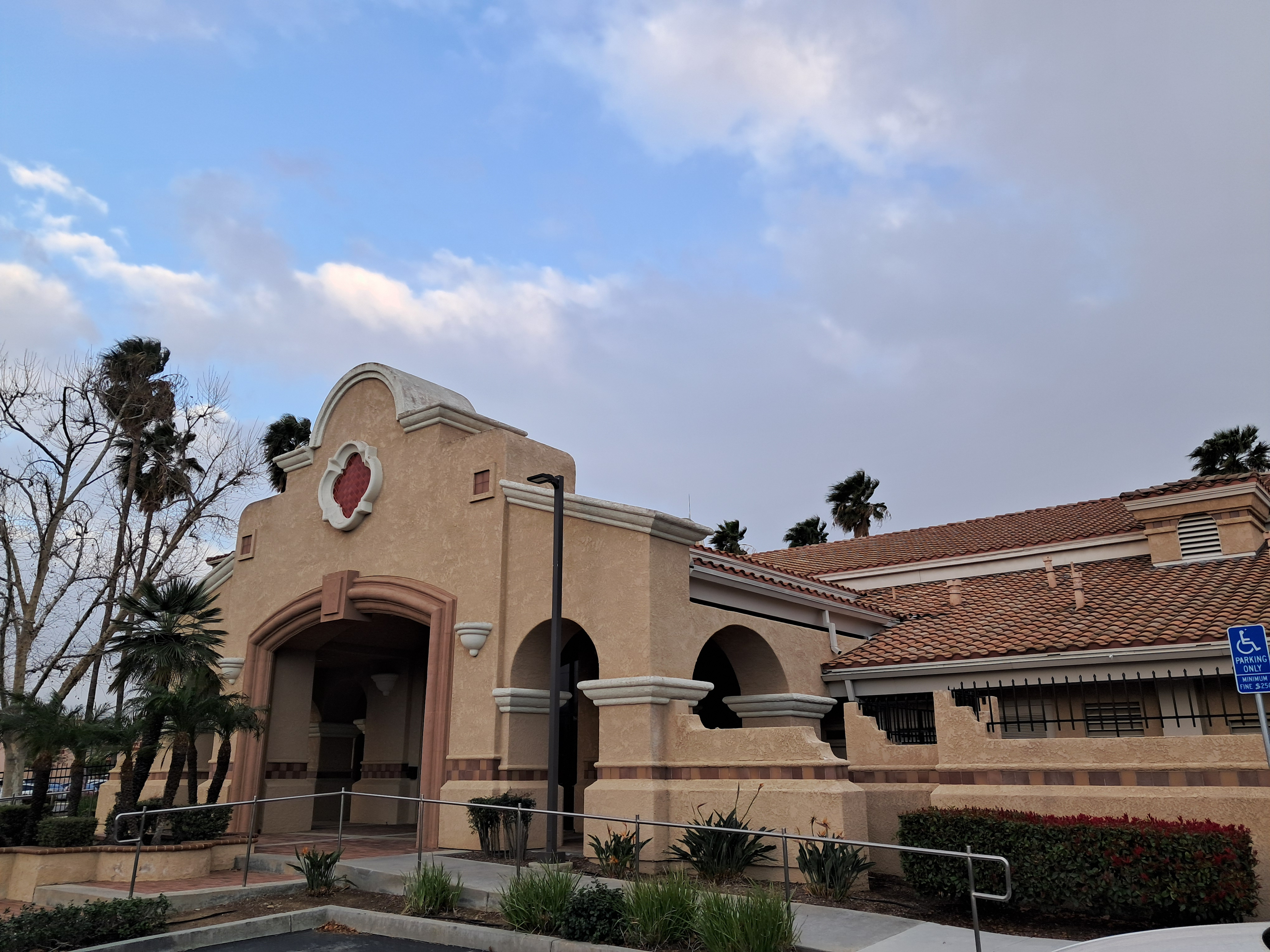 Monday. Preparation Day. The church building we went to.