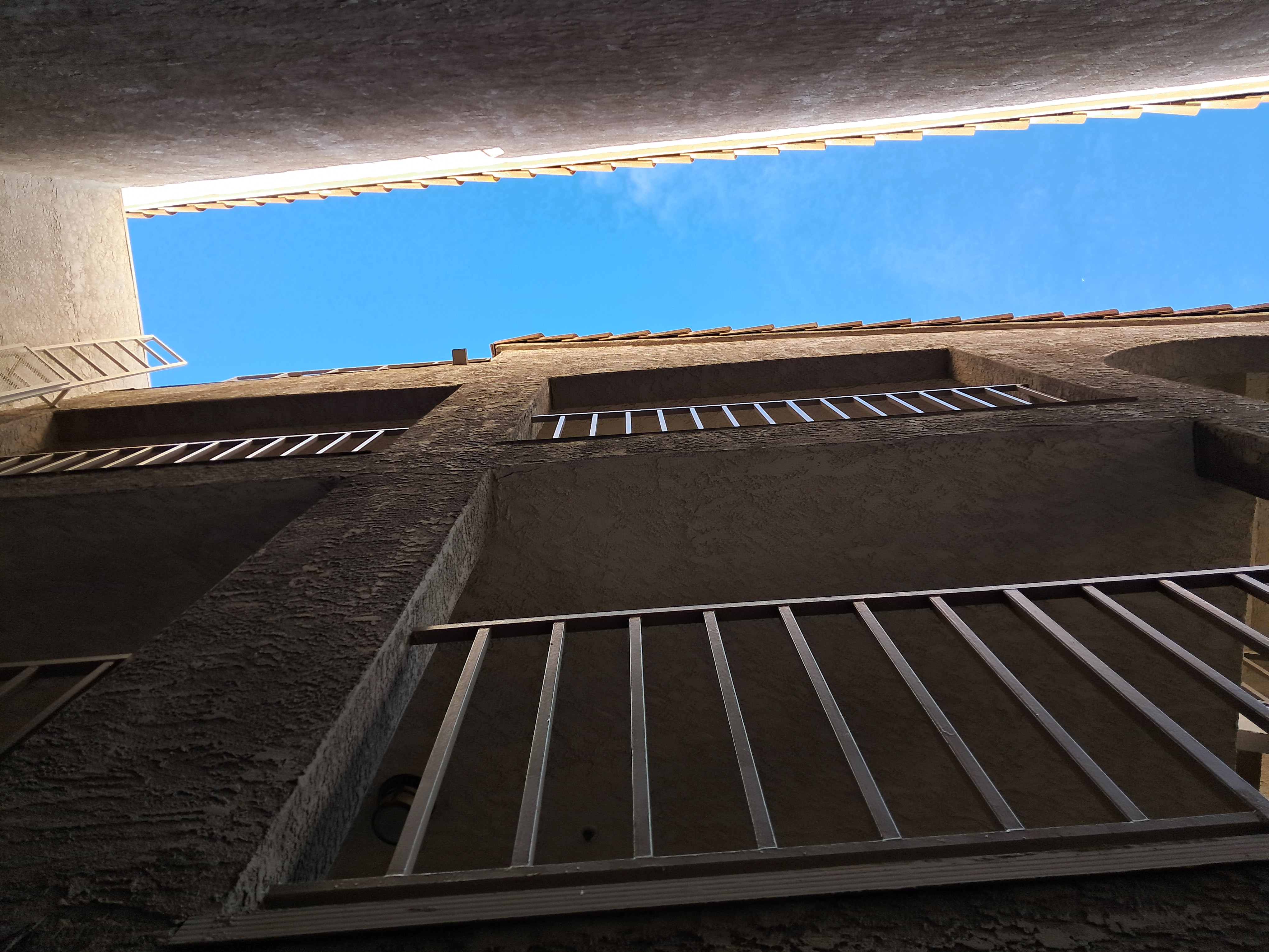 A member's apartment complex.