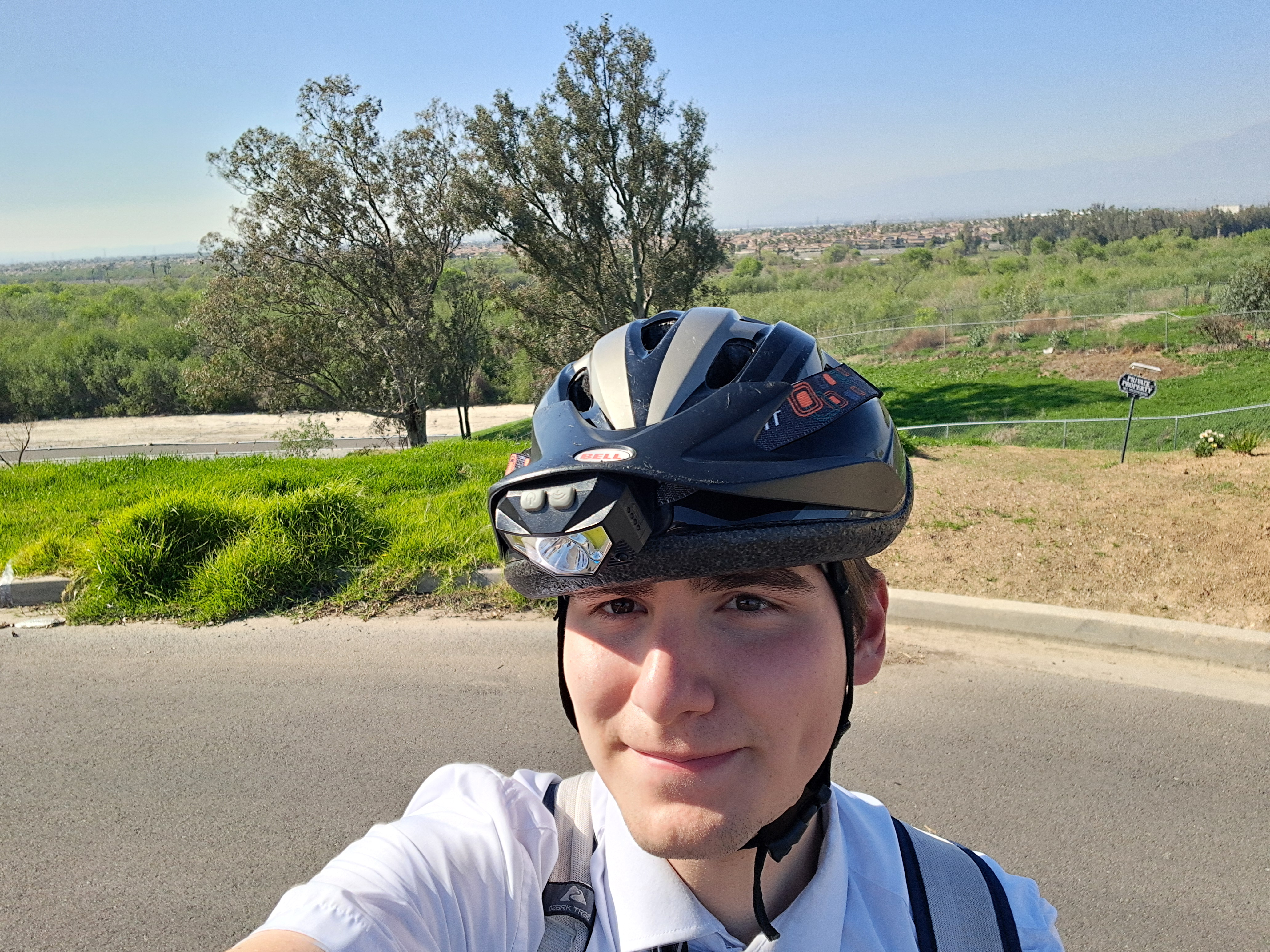 At a overview. The picture doesn't do a justice for how high we are