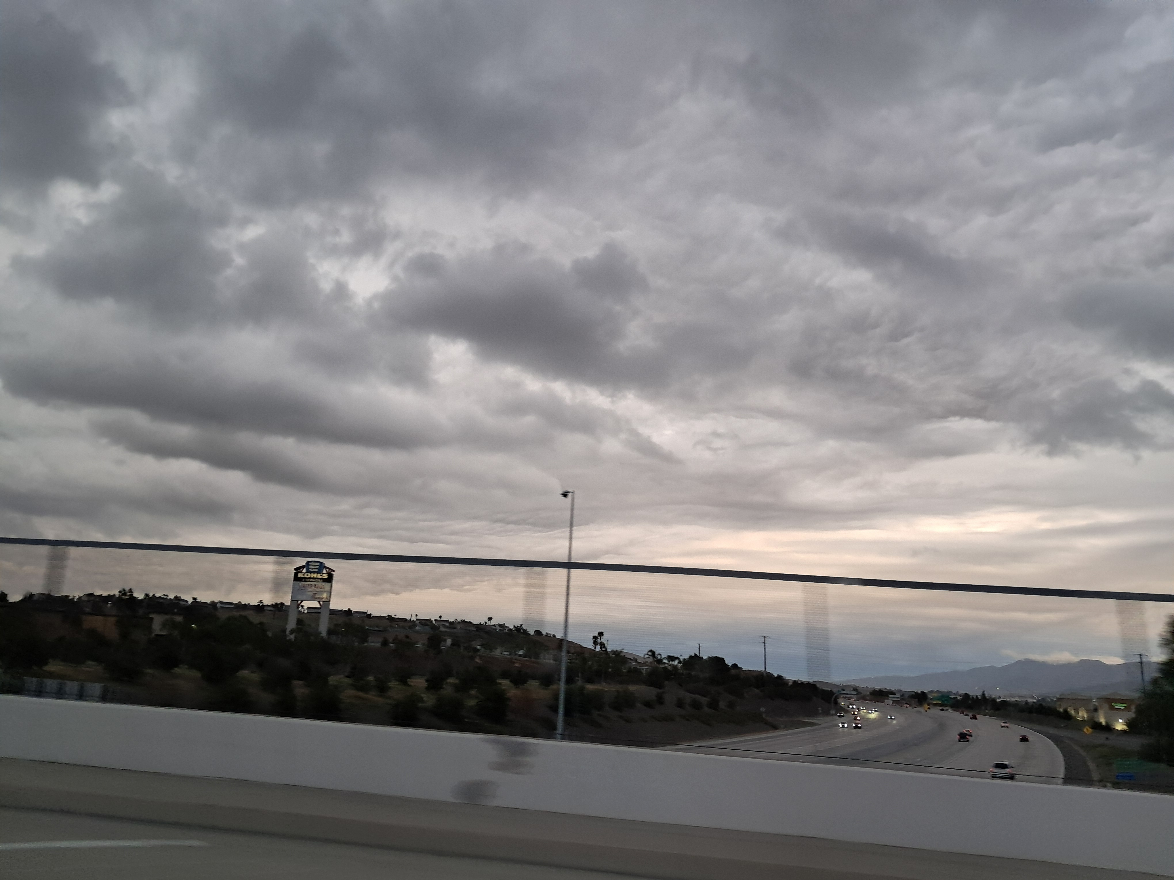 We got clouds!... but no rain...