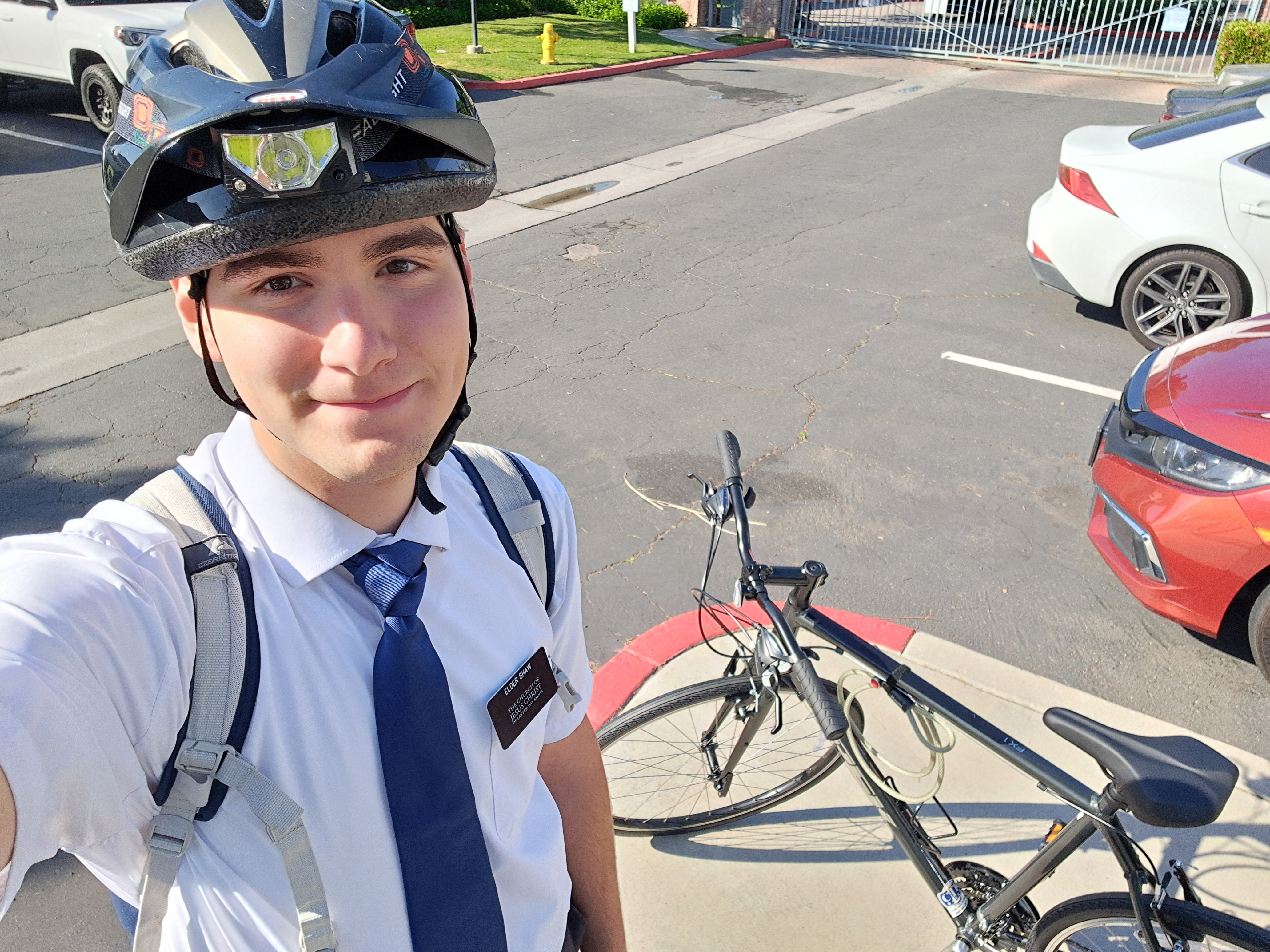 My first ride on my new bike!