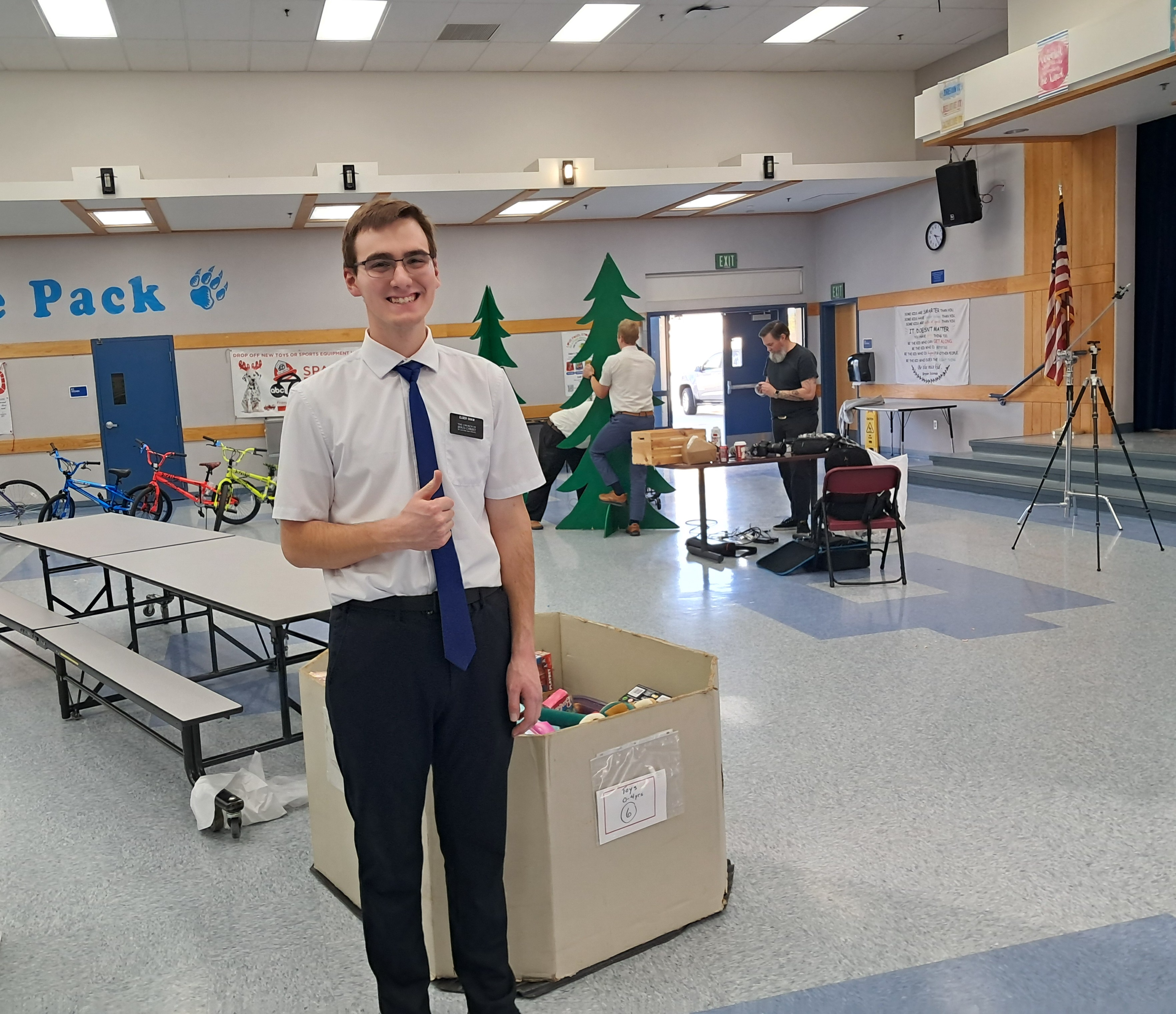 Saturday Service Project -  Firemen's Toy drive