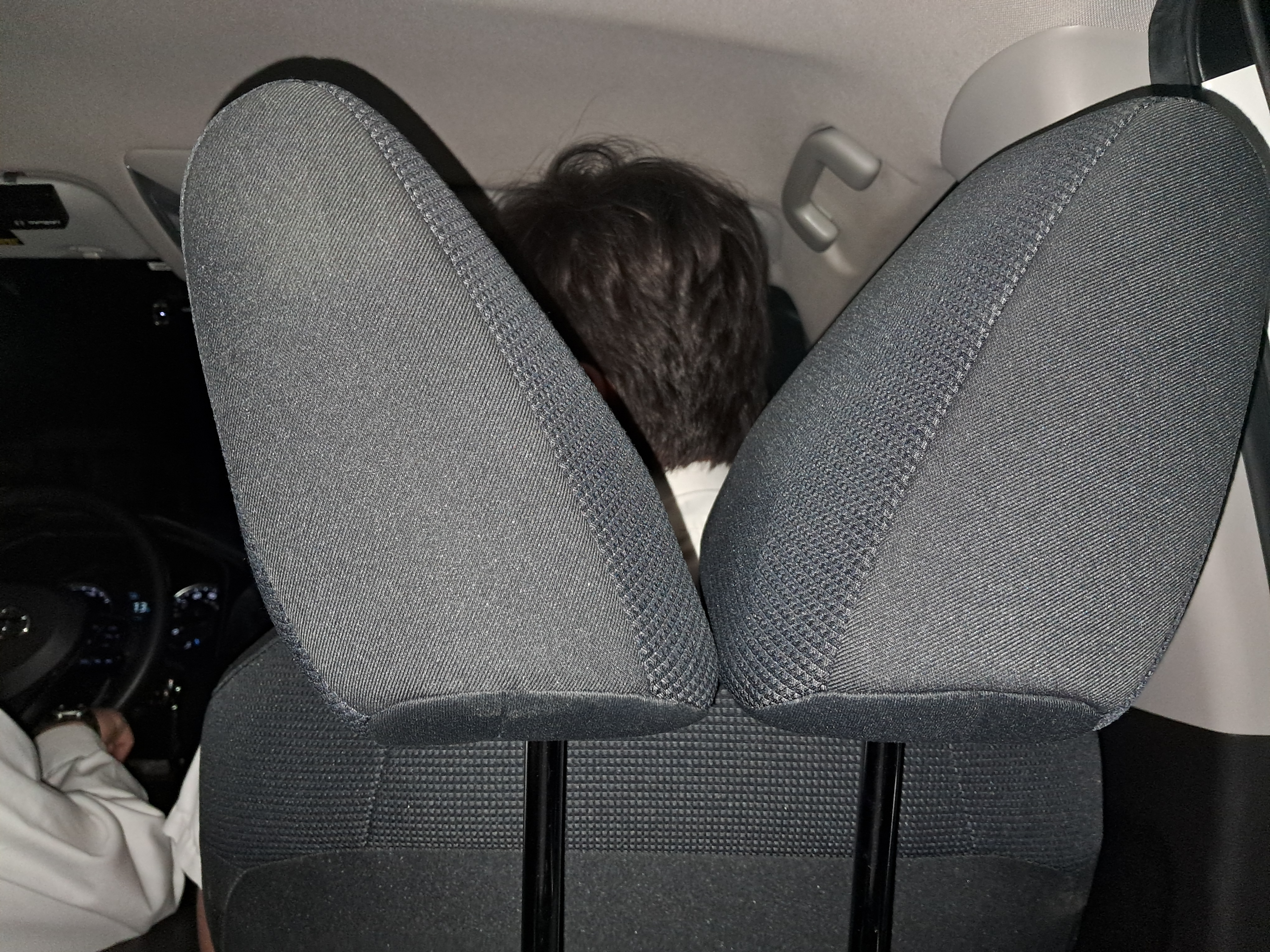 Typical car ride with Elders