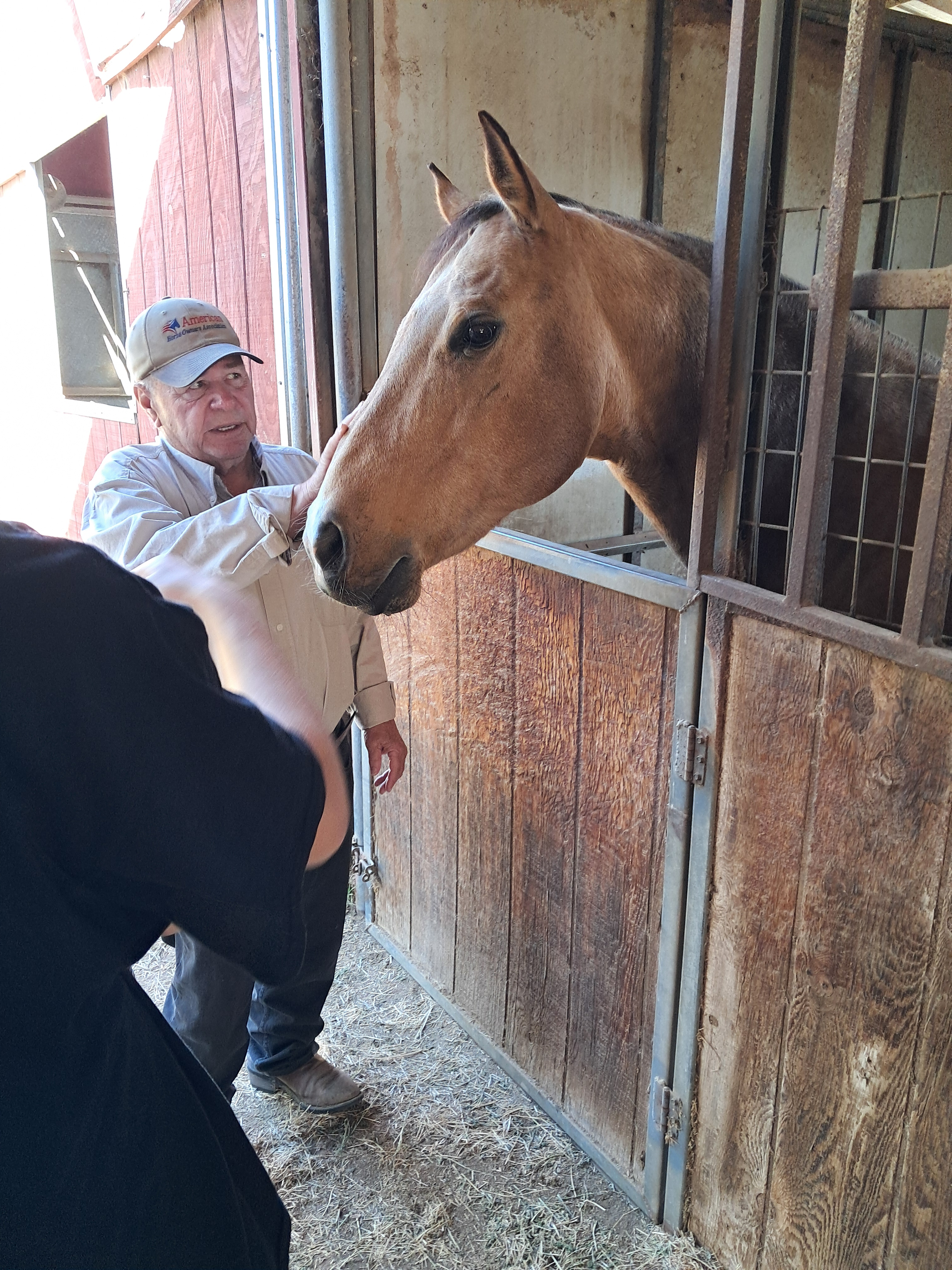 This is at the service. We were helping out the Mintons. Really nice people!