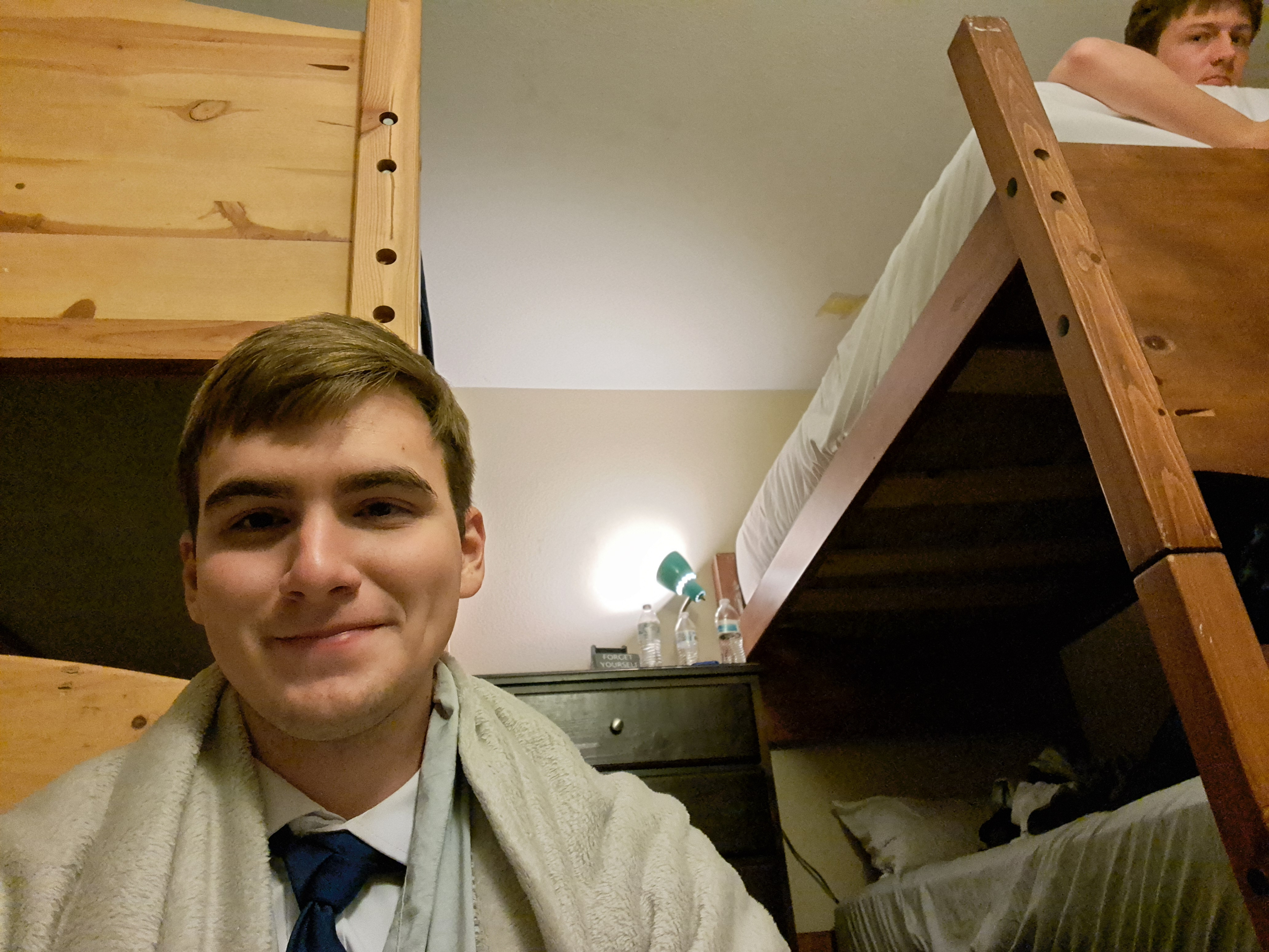 My second to last night at the apartment.