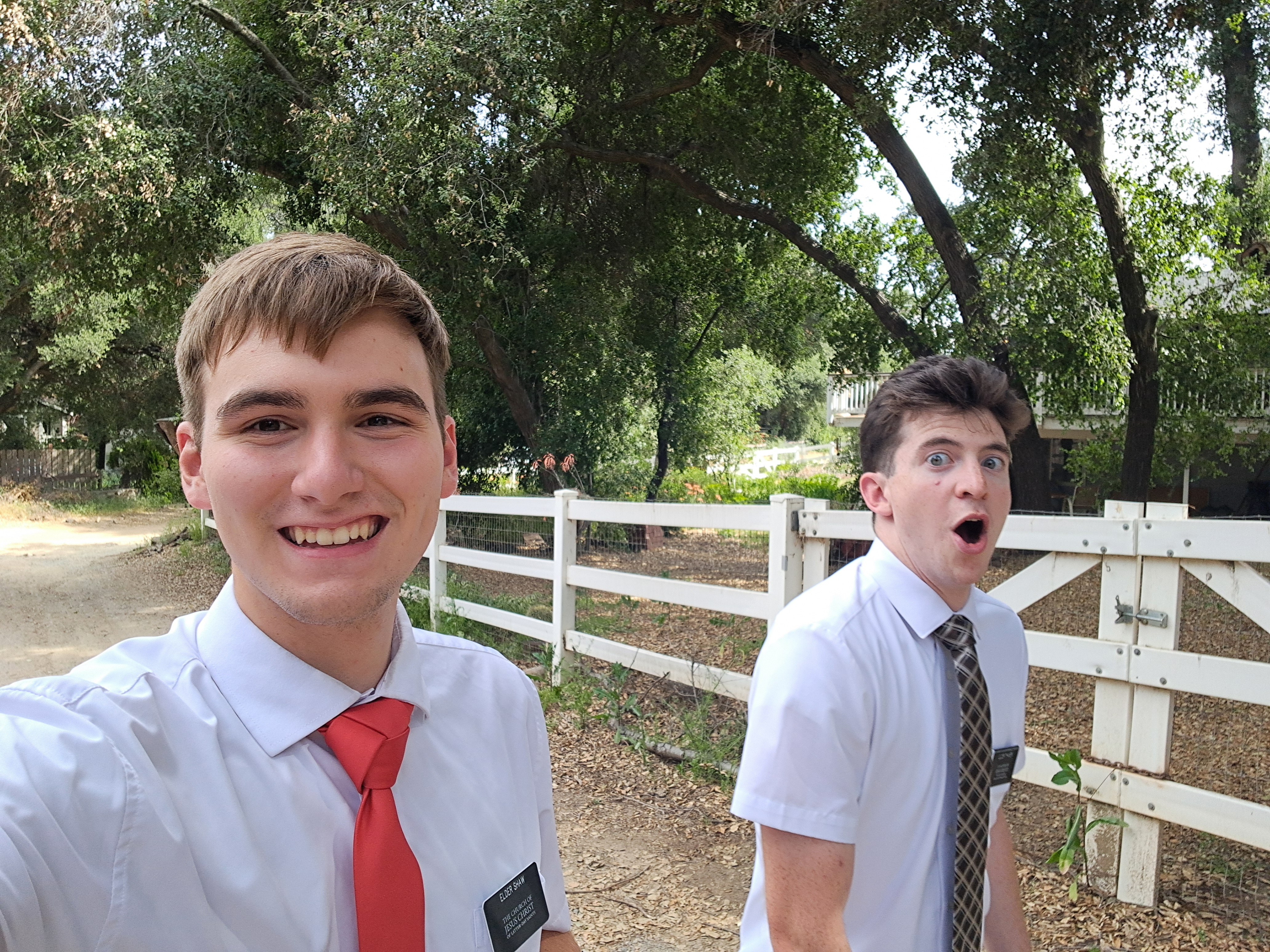 On Zone-wide exchanges with Élder Thayer. Ortega mountain men!