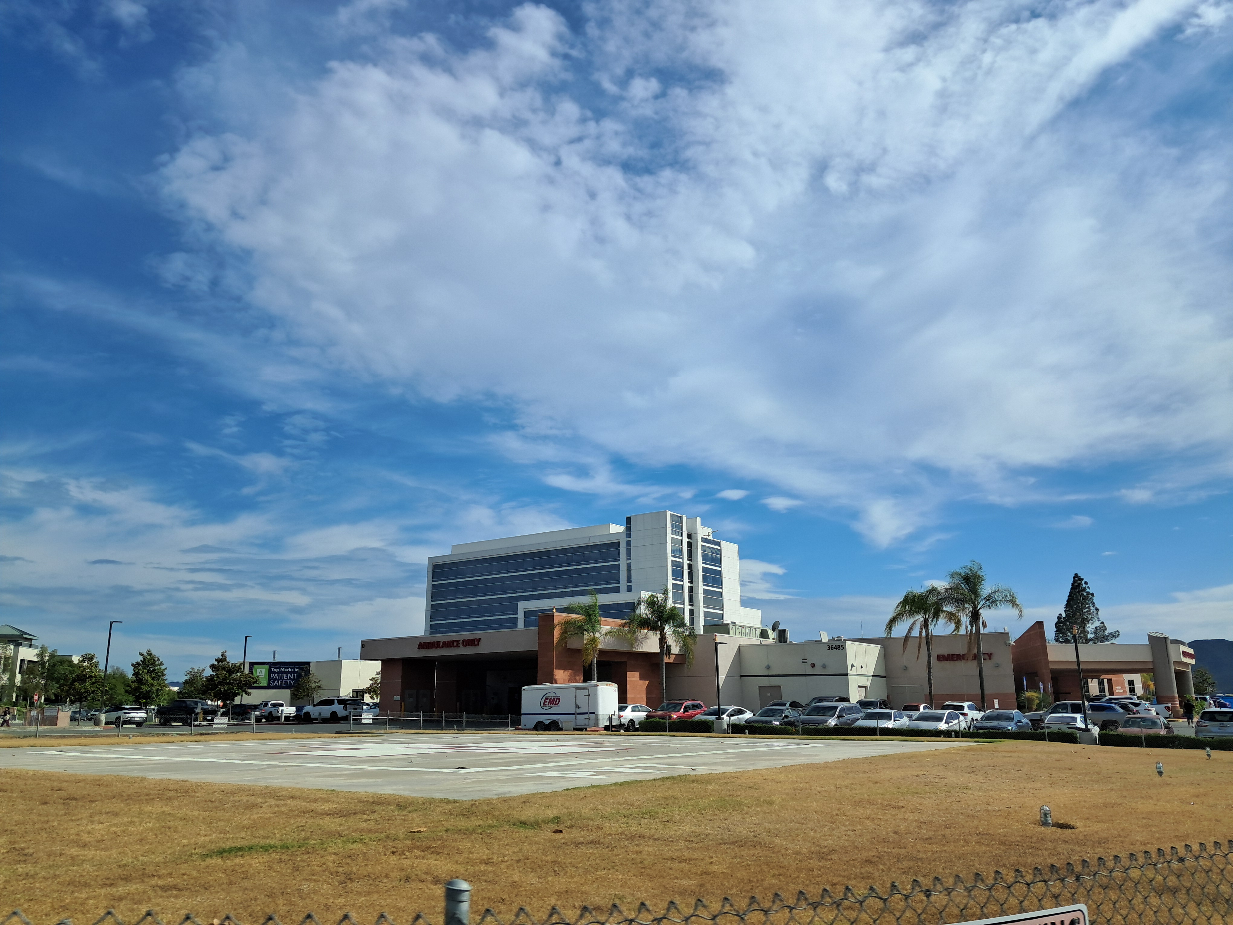My first time going into a hospital with the exception of being born. We were teaching someone in the hospital.