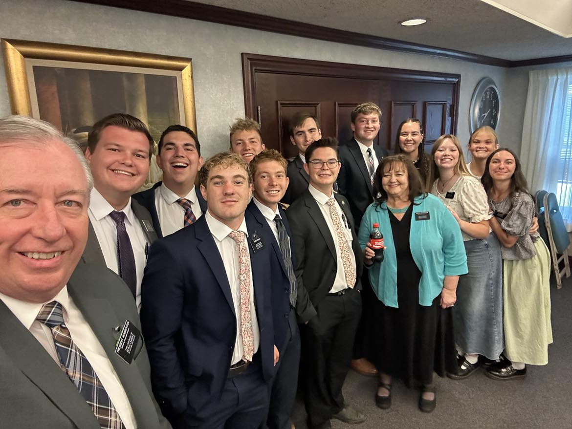 Sister Hendrickson's birthday and President interviews! She said that "Coke goes farther then flowers" because she really loves coke.