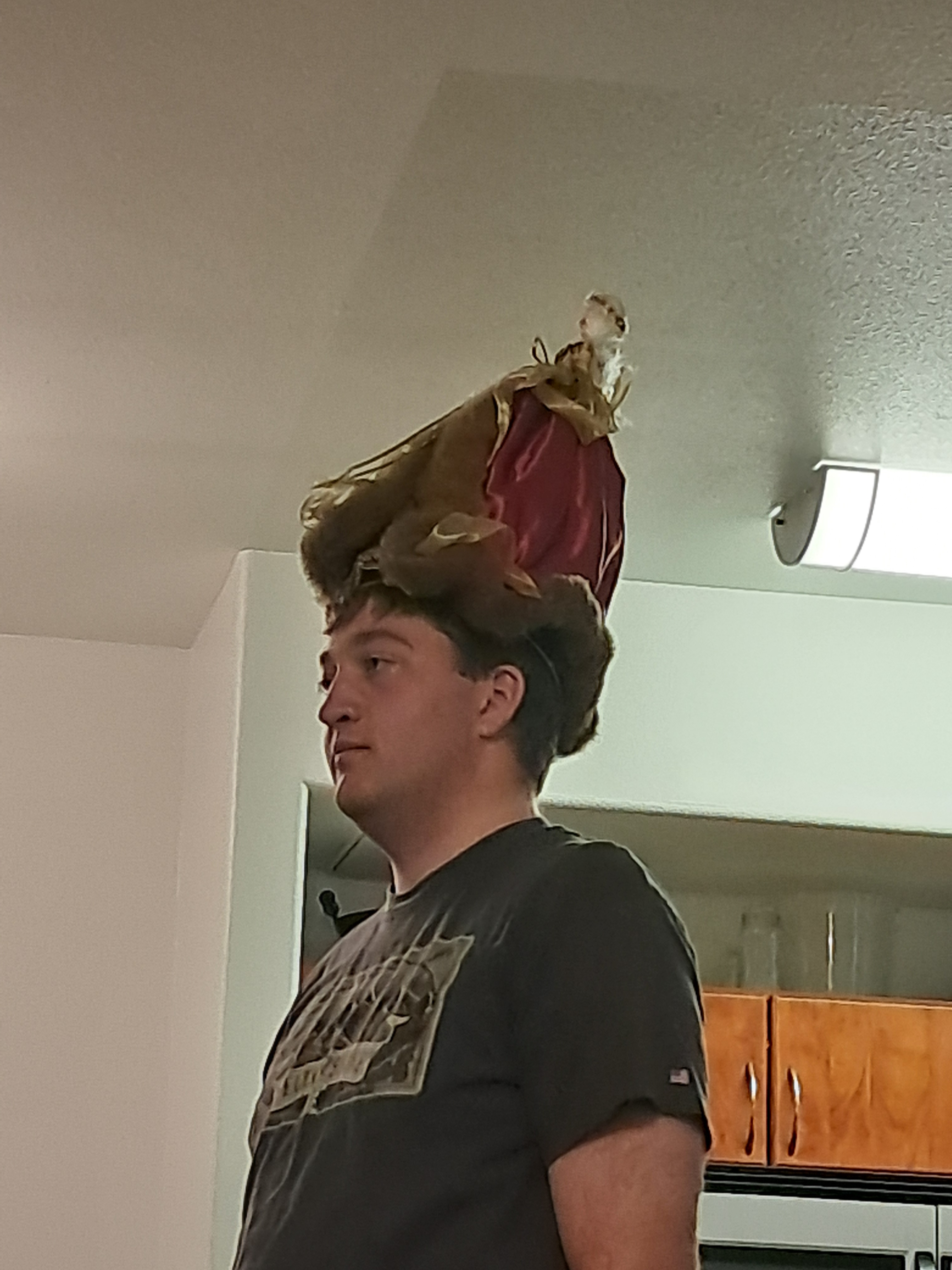 .......Typical evening at the apartment.