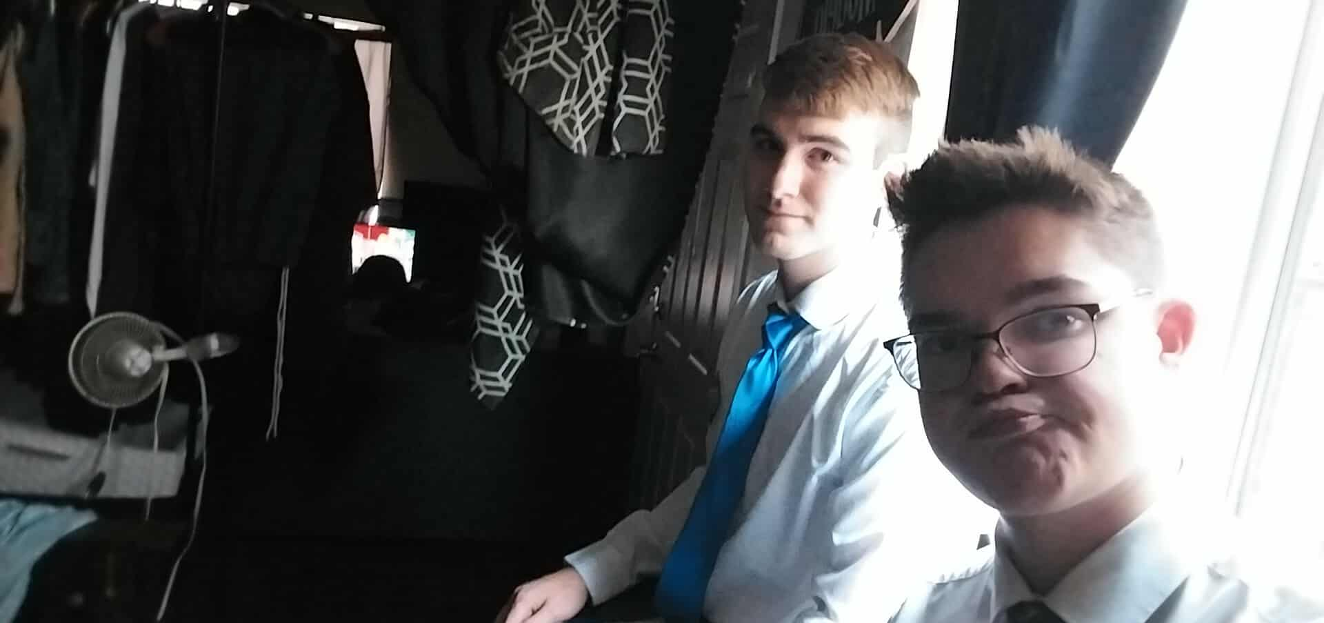 This is picture of us in a lesson.