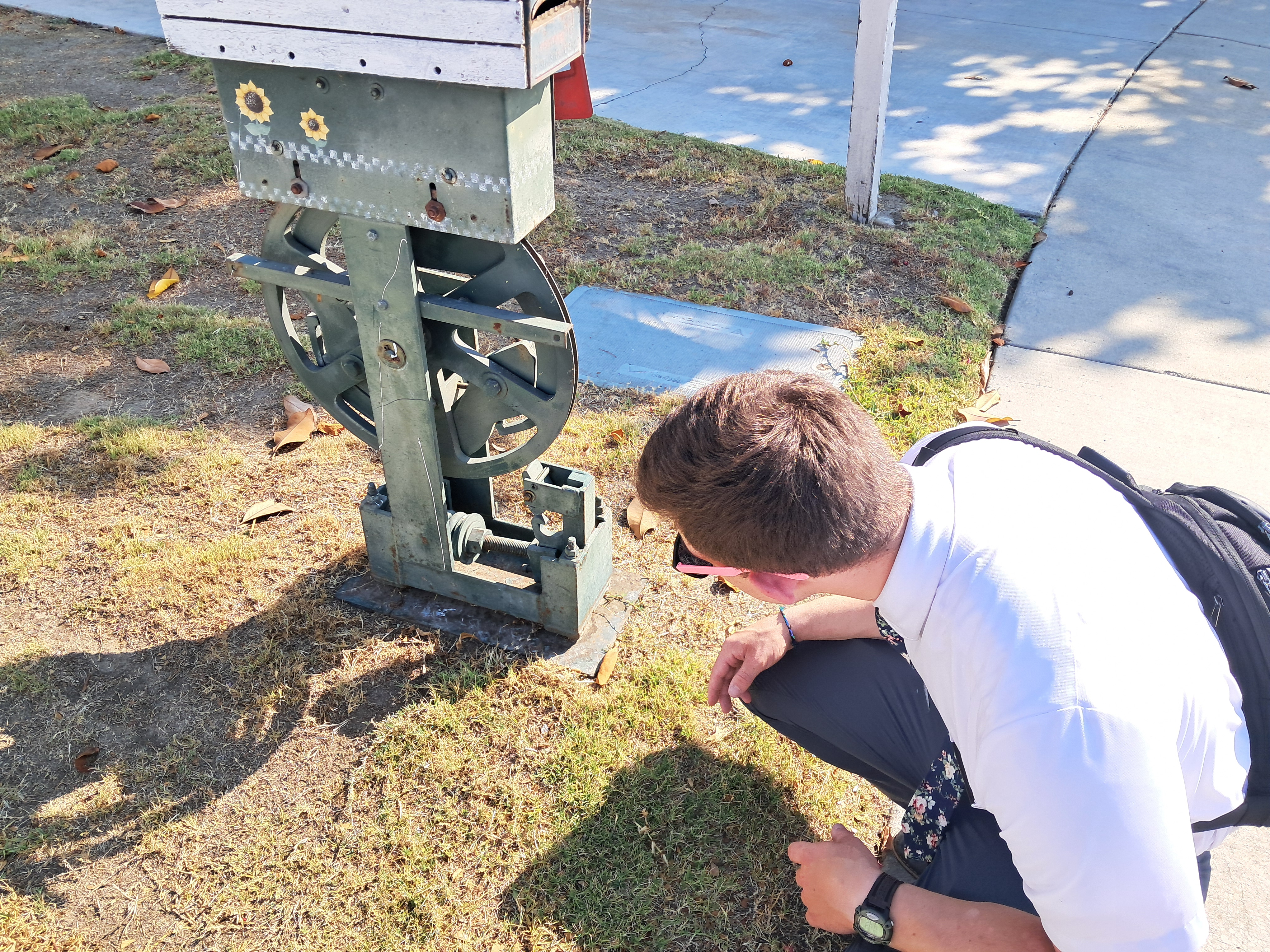 An interesting mailbox we found.