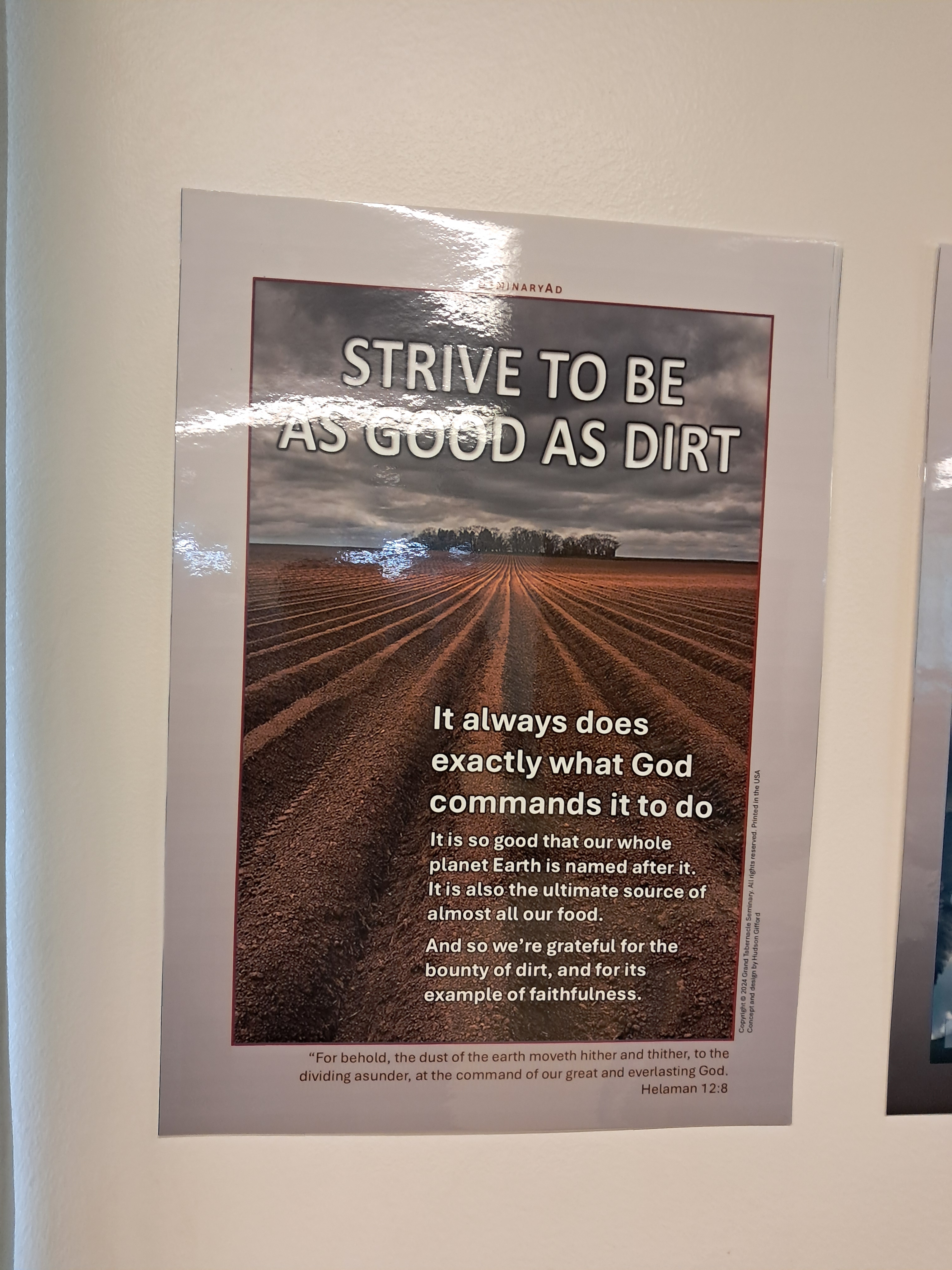 These were at zone Conference in one of the rooms.