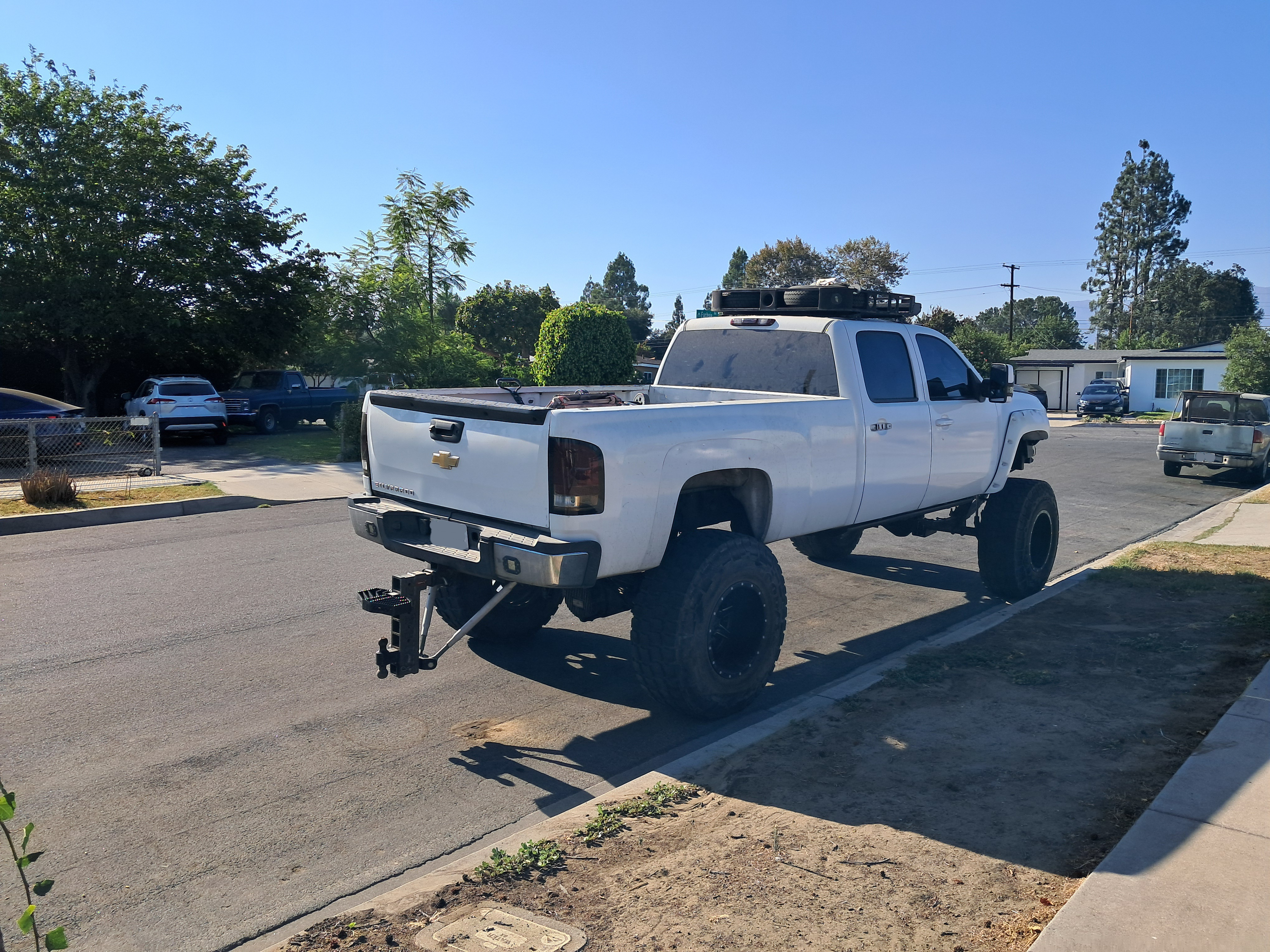 It literally has a step on the hitch!