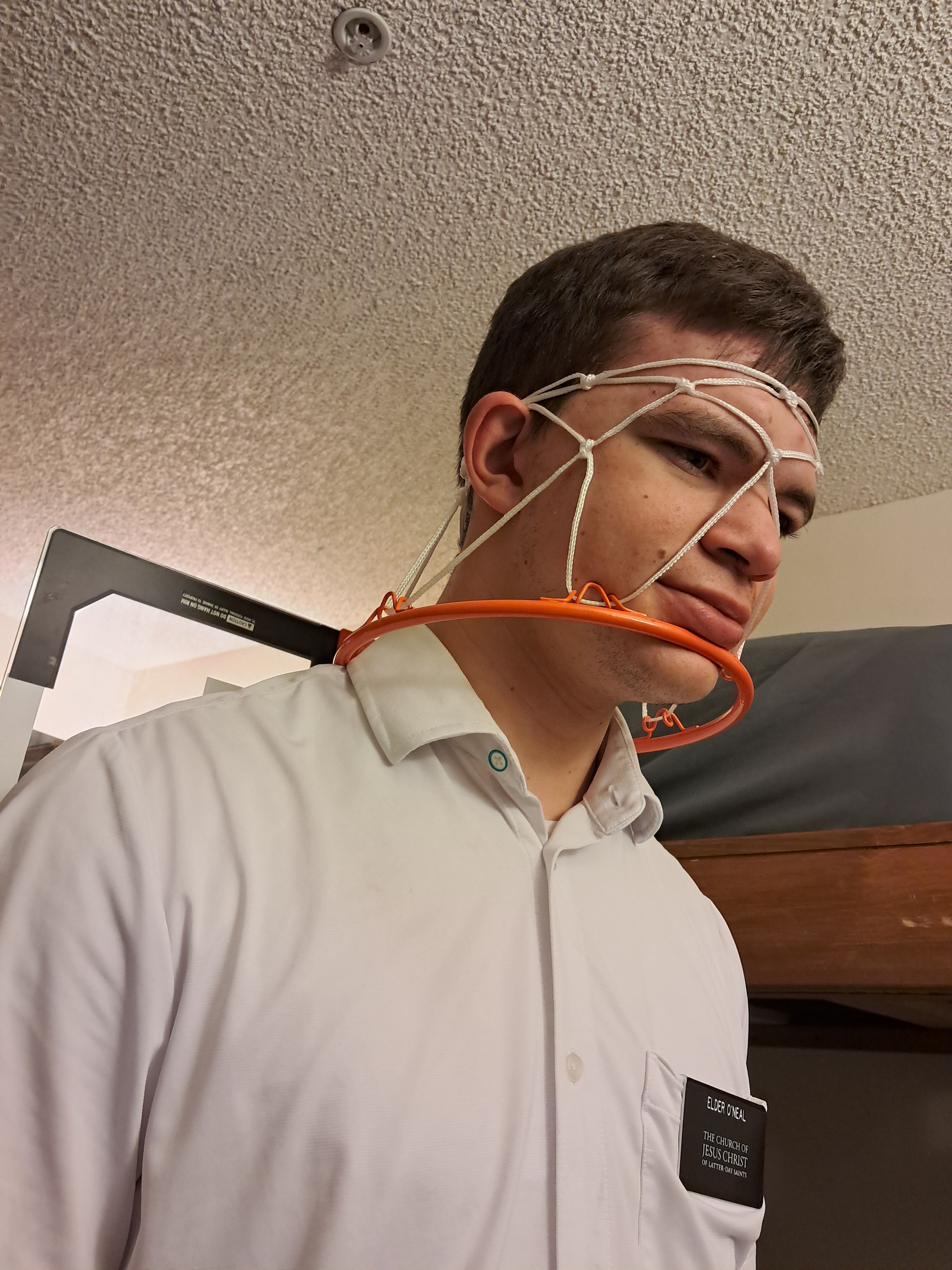 This... is Elder O'Neal after 9 Hehehe. He is so fun.