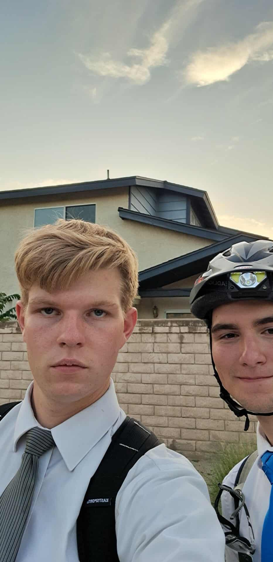 Elder Higley and myself.