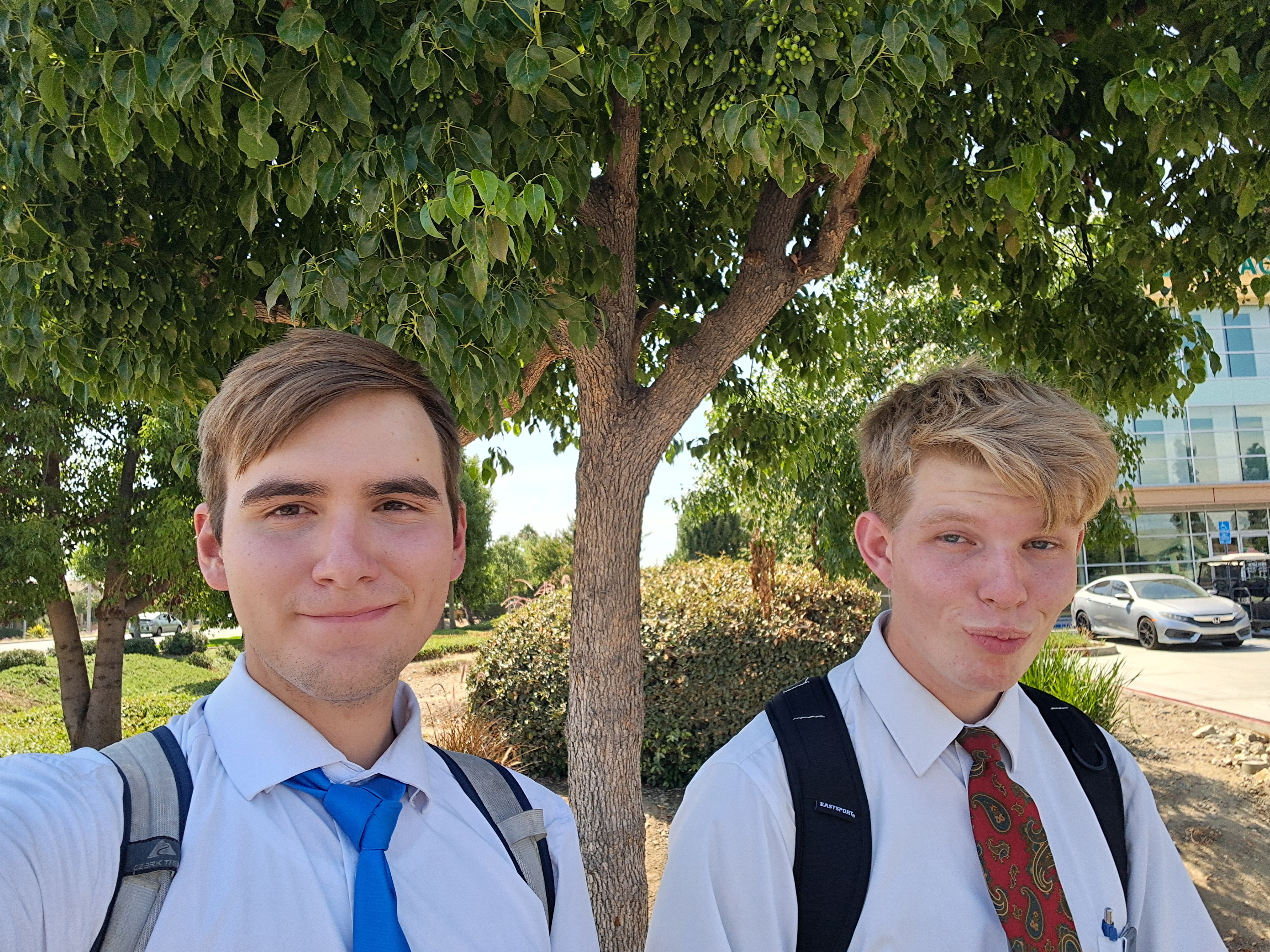 More pictures of me and Elder Higley.