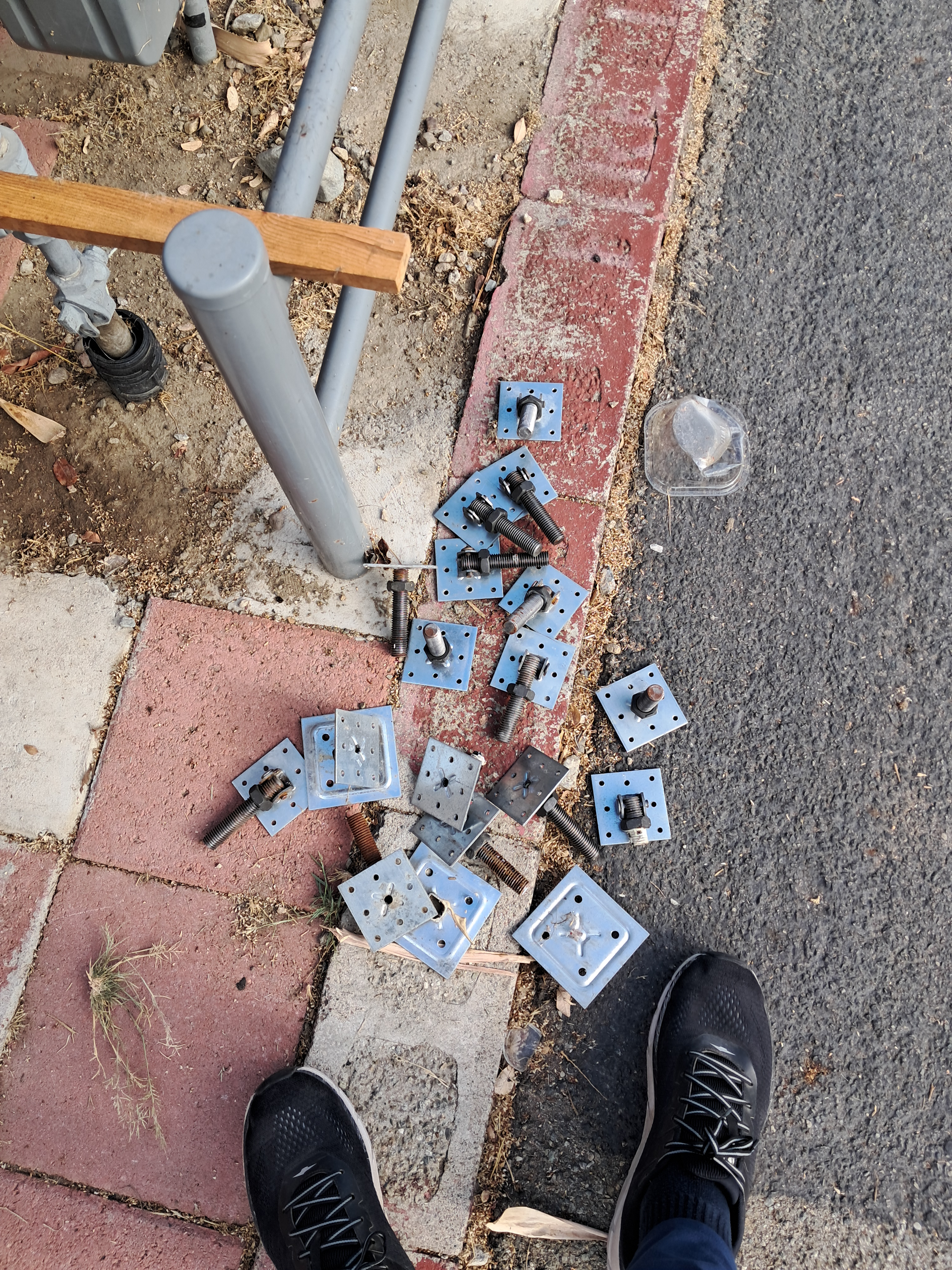 These are parts used for raised floors for servers.