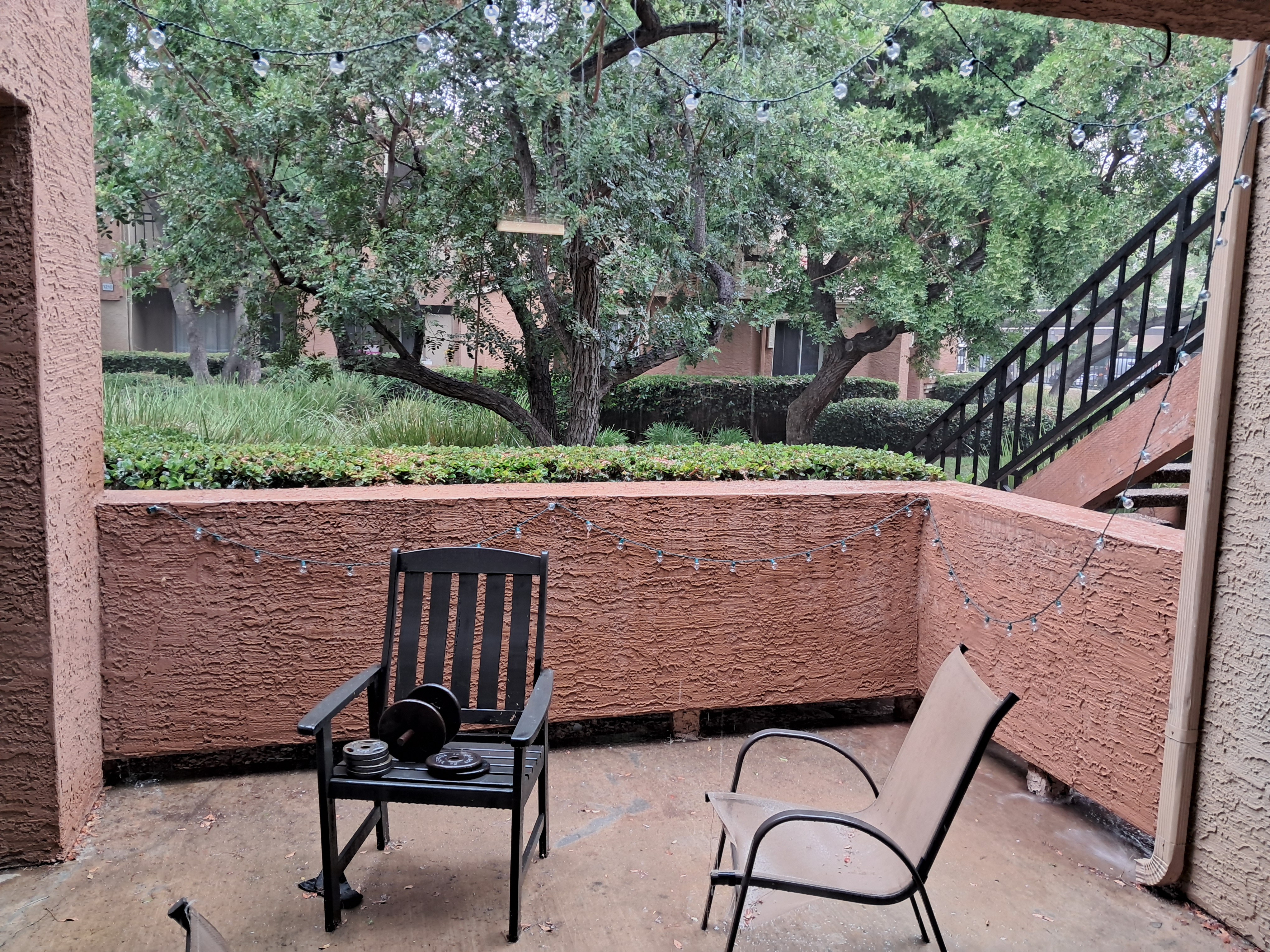 At one point we had around 7 different weather alerts but none of them actually effected us but we did get a little rain.