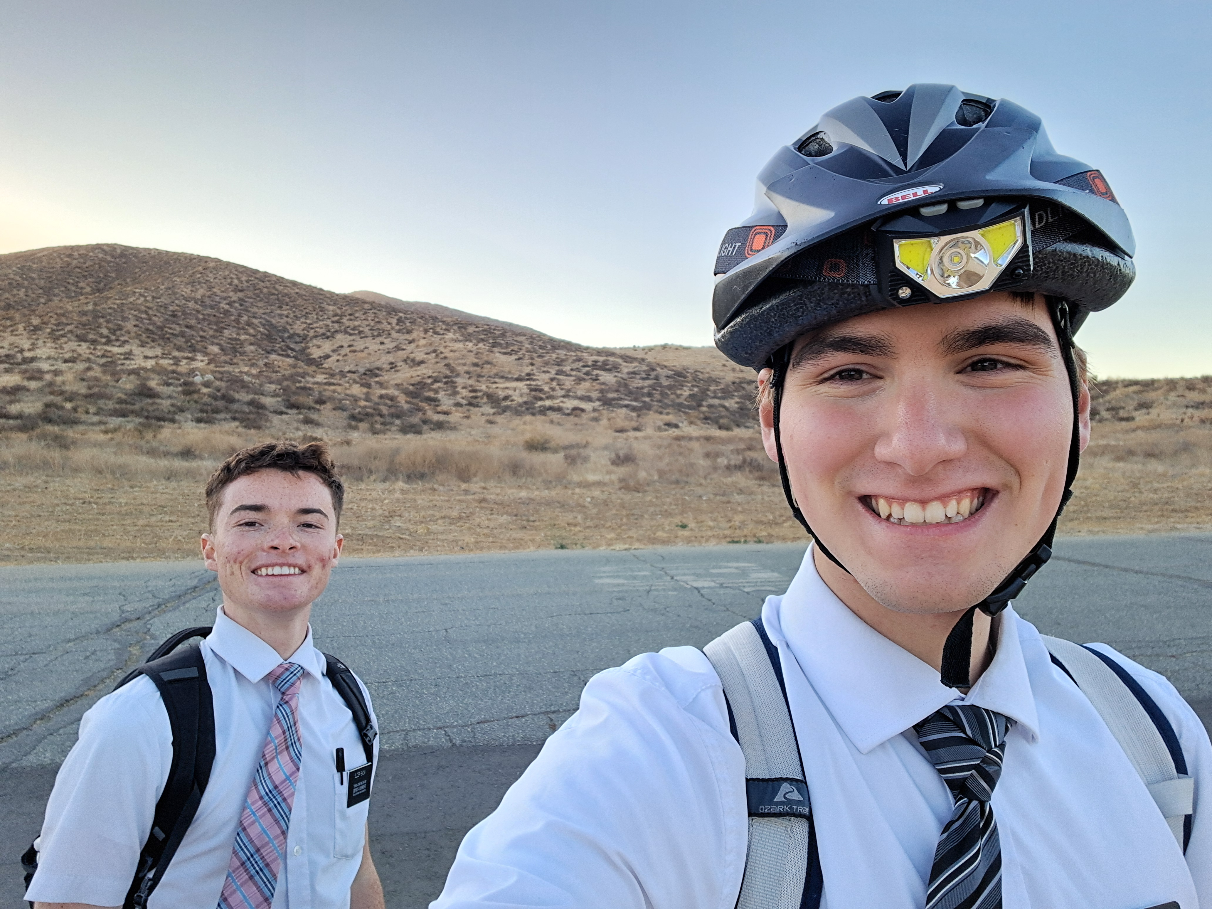 My exchange with Elder Snow. I led out the area for the first time. It wasn't too hard actually.